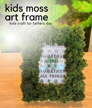 Kids Moss Art Frame Workshop - Kids Crafts for Dad | June 8 @ 11:00am
