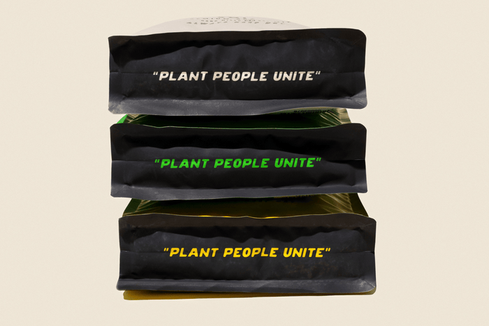 stacked potting mix bags