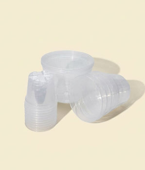 Clear Grow Pot Set (4", 6", 8")