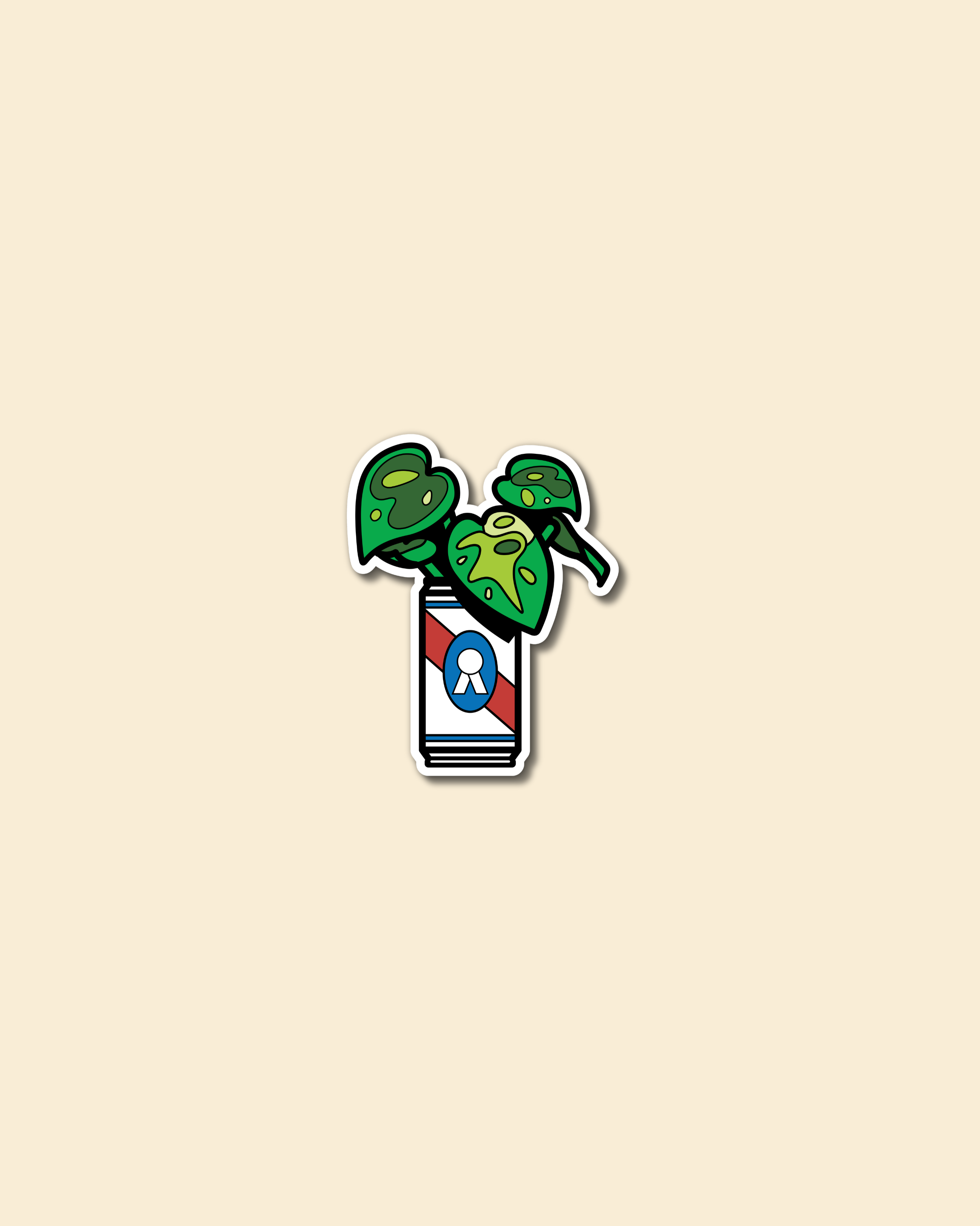 Hoppy Houseplant Sticker – BWH Plant Co