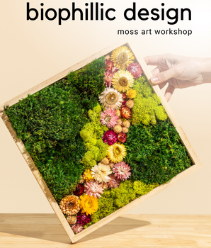 Sip & Create Moss Art Workshop | October 26th @ 4:00pm