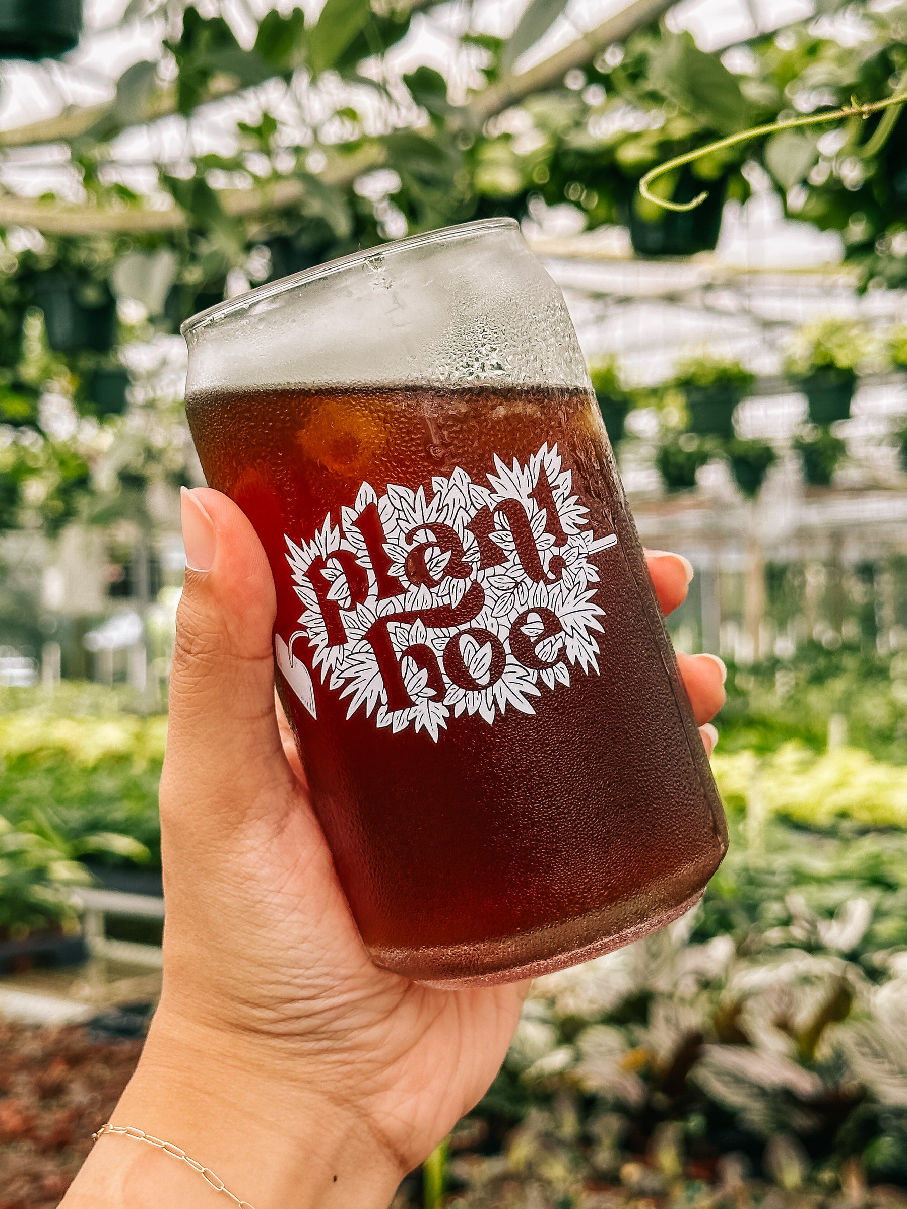 Plant Hoe Can Glass