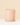 light terracotta eco pot on a beige background